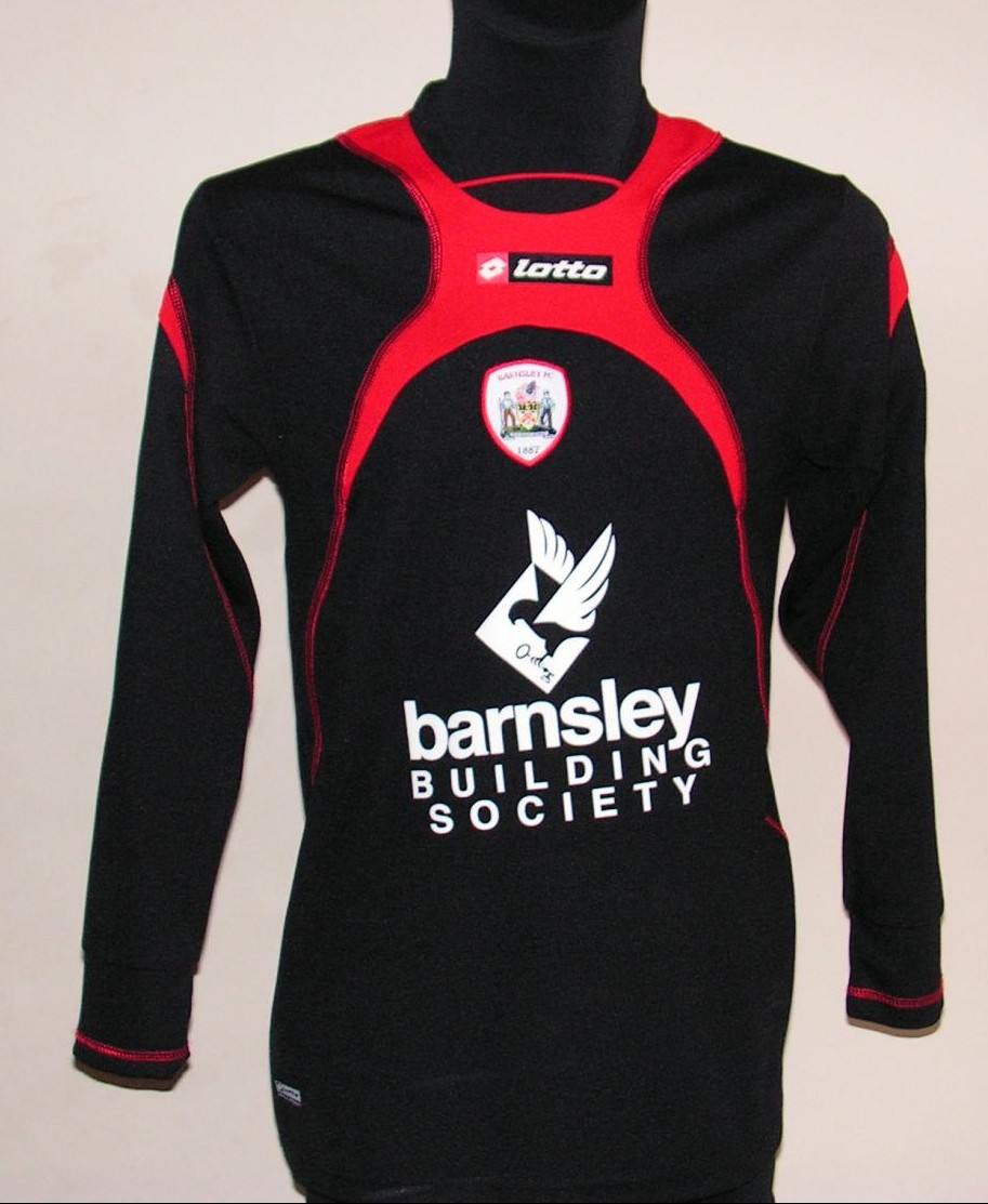 maillot équipe de barnsley fc gardien 2008-2009 rétro