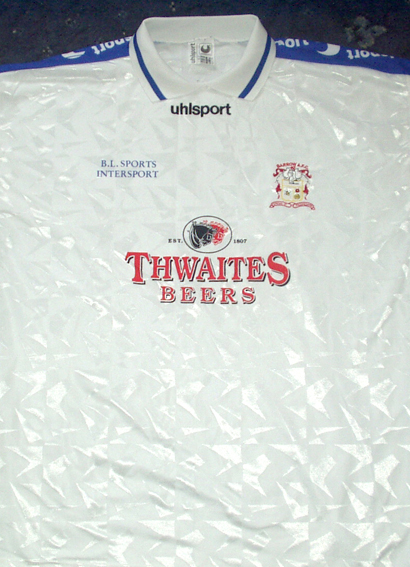 maillot équipe de barrow afc domicile 1998-1999 pas cher