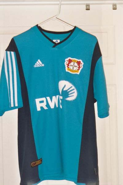 maillot équipe de bayer leverkusen exterieur 2000-2001 pas cher