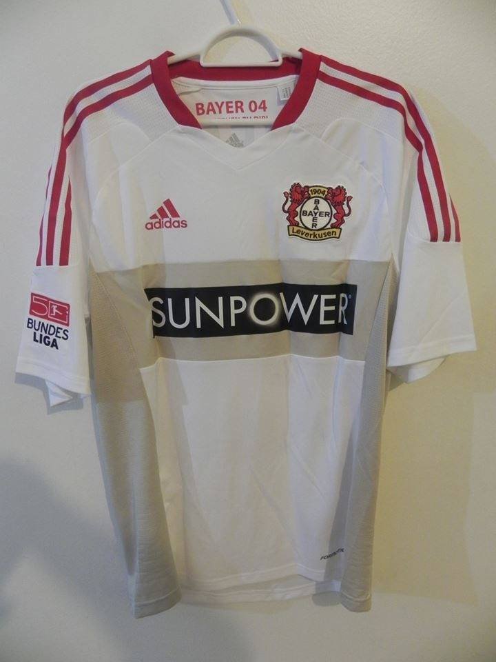 maillot équipe de bayer leverkusen exterieur 2012-2013 rétro