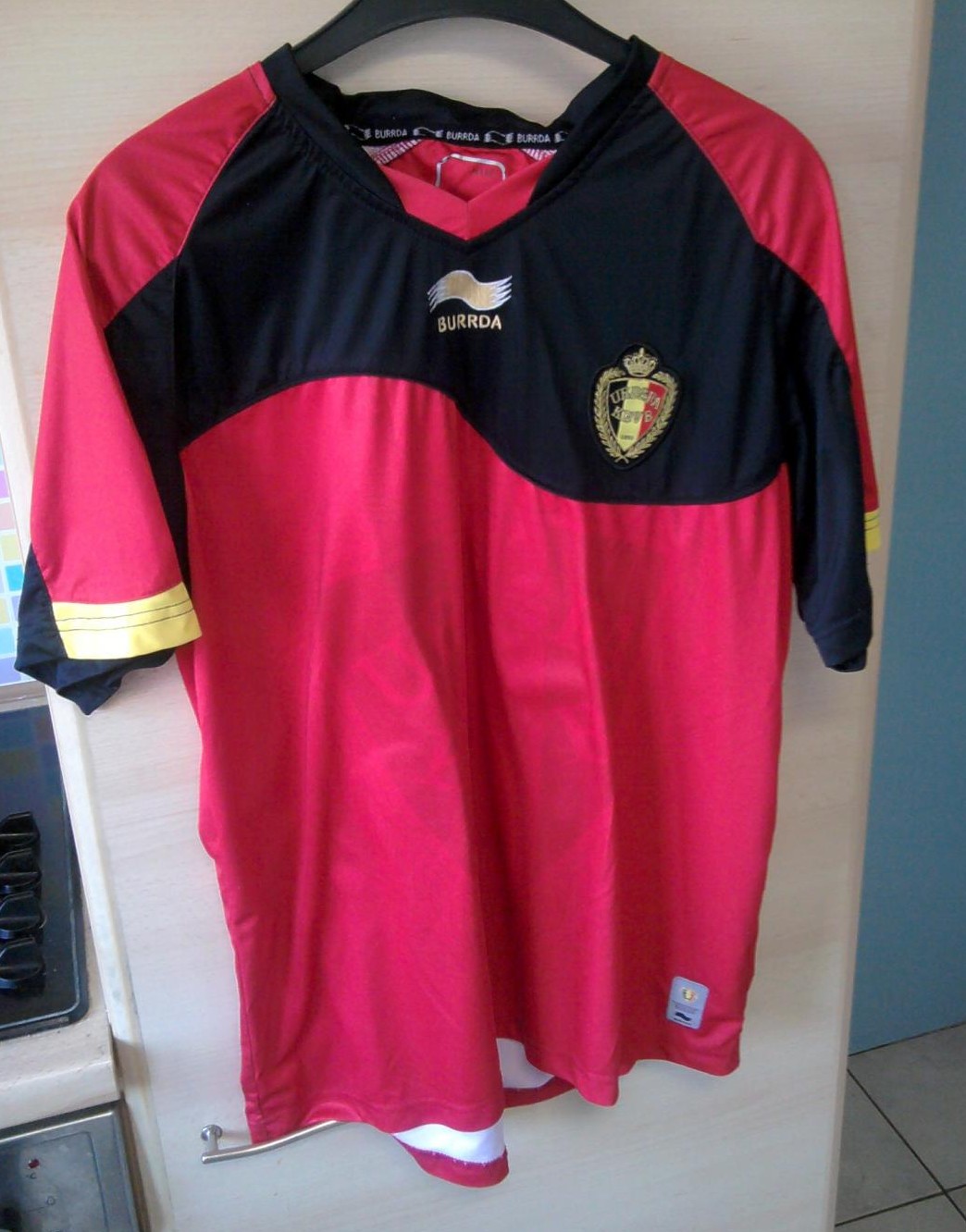 maillot équipe de belgique domicile 2011-2012 rétro