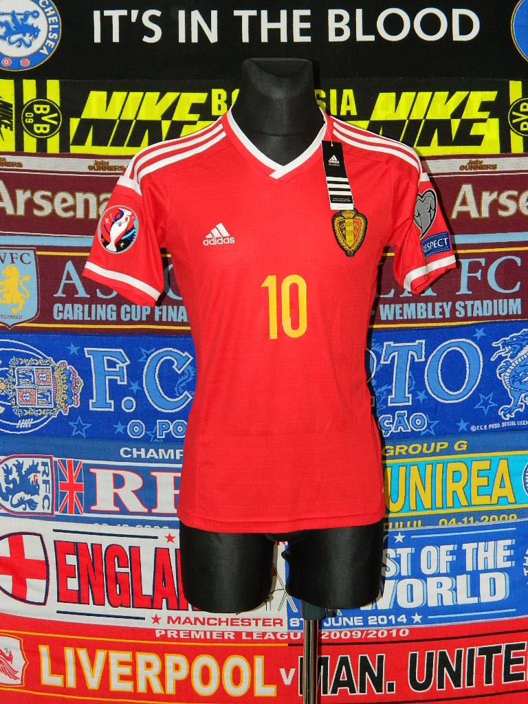 maillot équipe de belgique domicile 2015-2016 rétro