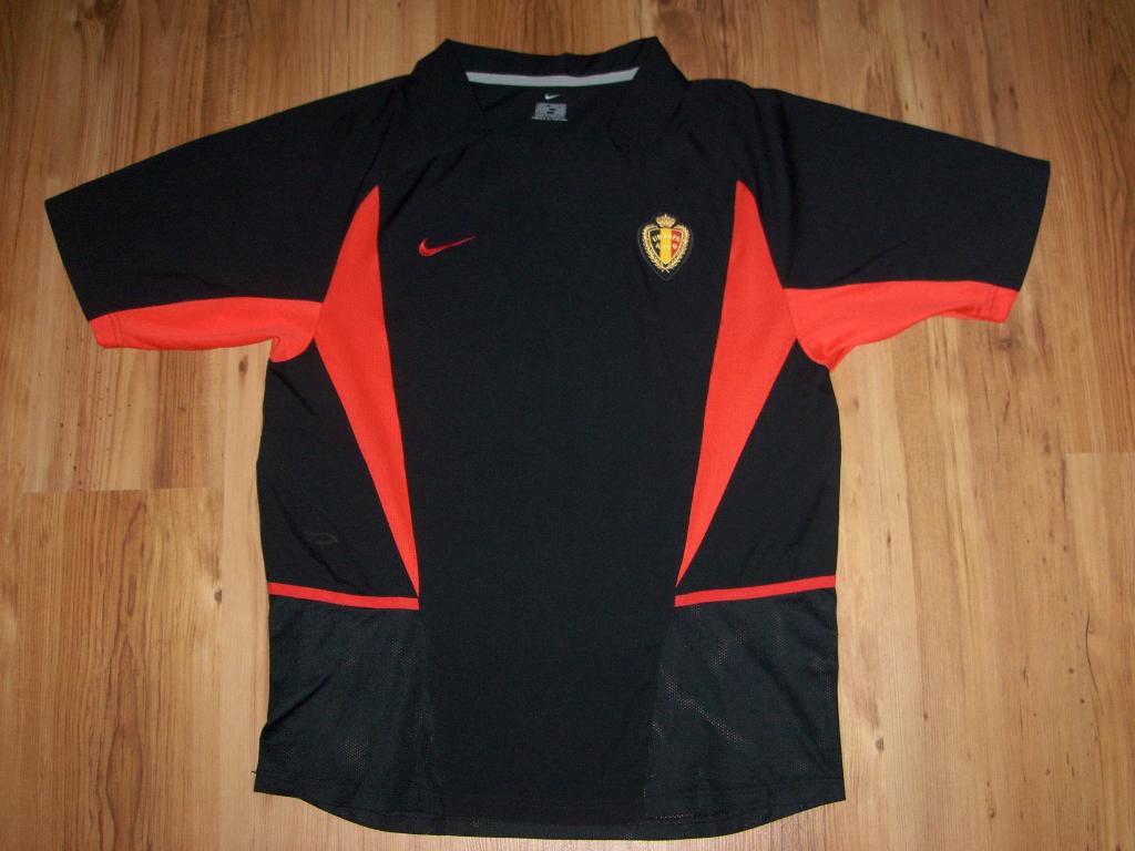 maillot équipe de belgique exterieur 2002-2004 rétro