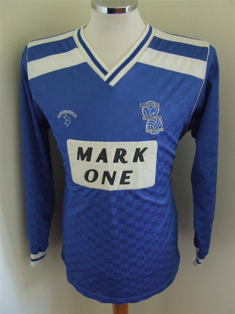 maillot équipe de birmingham city fc domicile 1989-1990 rétro