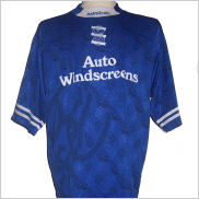 maillot équipe de birmingham city fc domicile 1995-1996 rétro