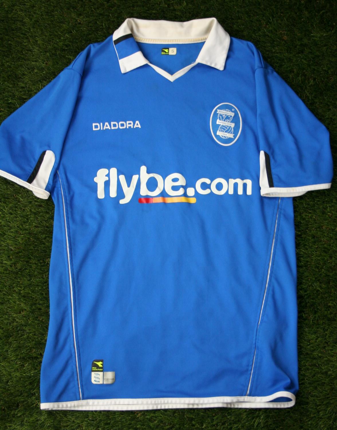 maillot équipe de birmingham city fc domicile 2004-2005 rétro