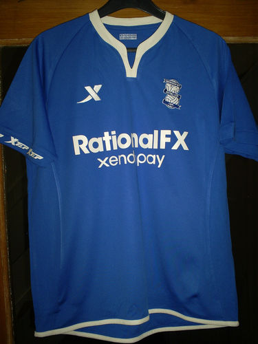 maillot équipe de birmingham city fc domicile 2011-2012 rétro