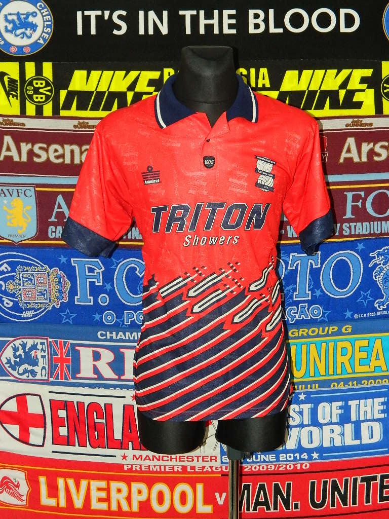 maillot équipe de birmingham city fc exterieur 1994-1995 rétro