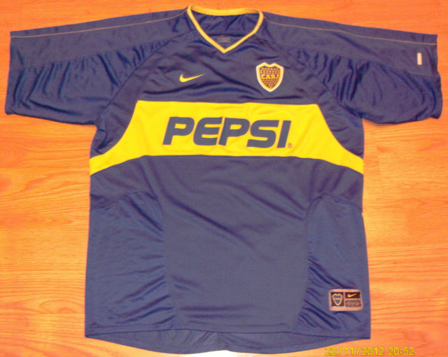 maillot équipe de boca juniors domicile 2003 pas cher