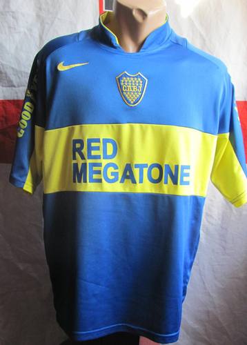 maillot équipe de boca juniors domicile 2004-2006 pas cher