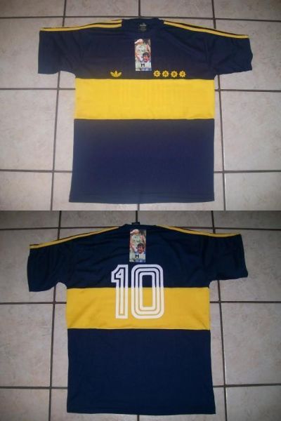 maillot équipe de boca juniors réplique 1980-1981 pas cher