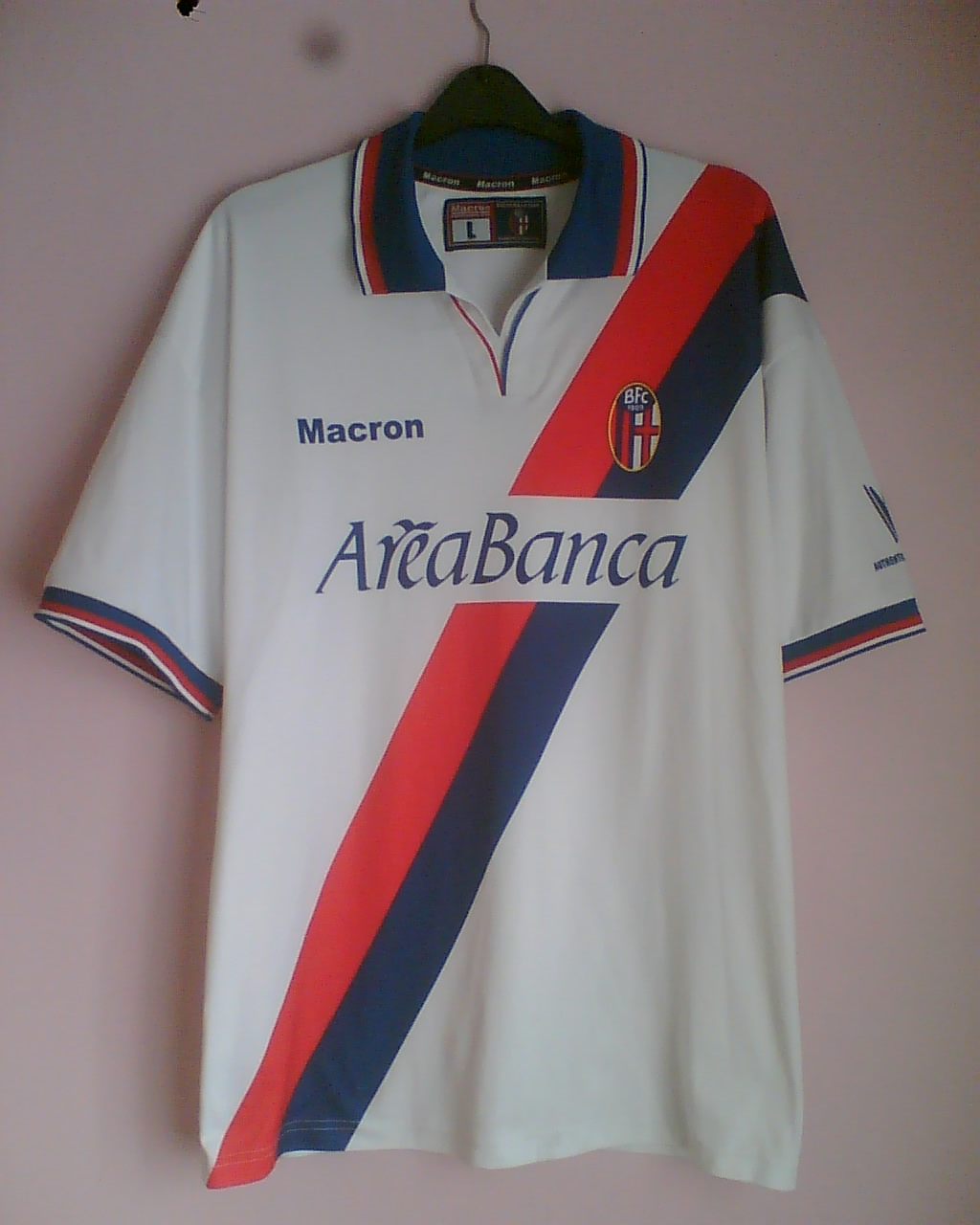 maillot équipe de bologne fc exterieur 2001-2002 rétro