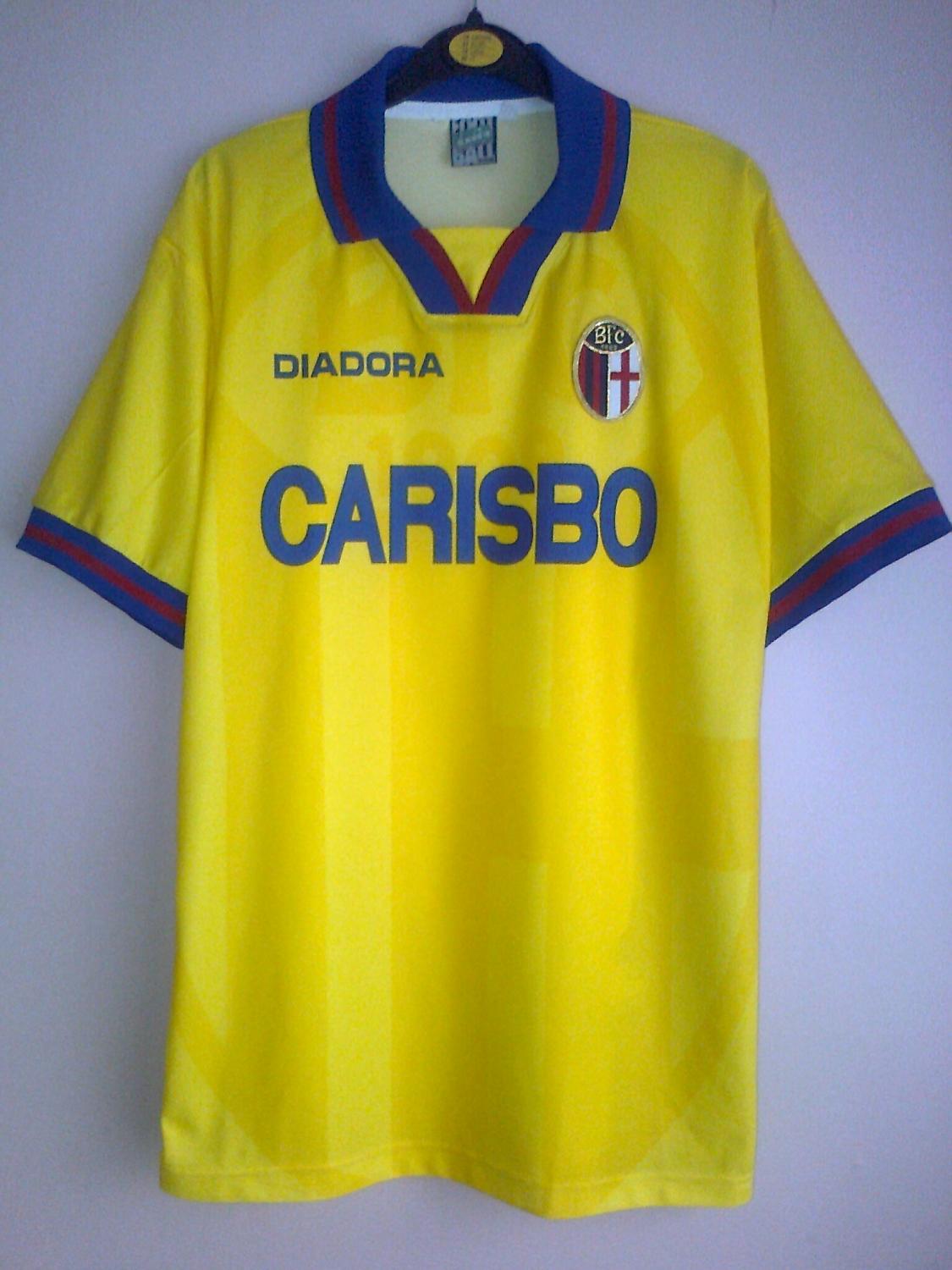 maillot équipe de bologne fc third 1996-1997 rétro