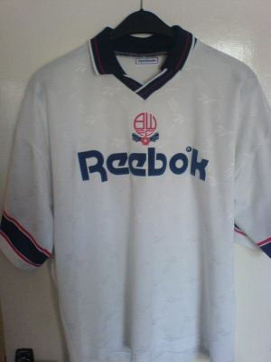 maillot équipe de bolton wanderers domicile 1993-1995 rétro