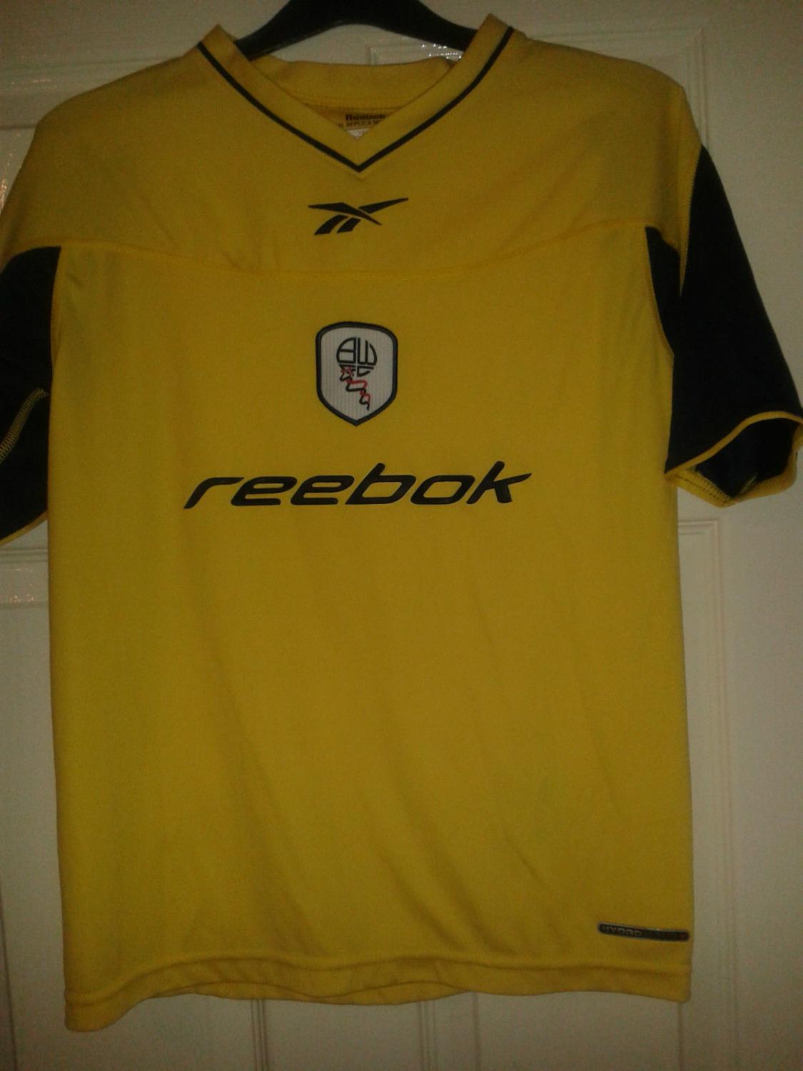 maillot équipe de bolton wanderers exterieur 2002-2003 rétro