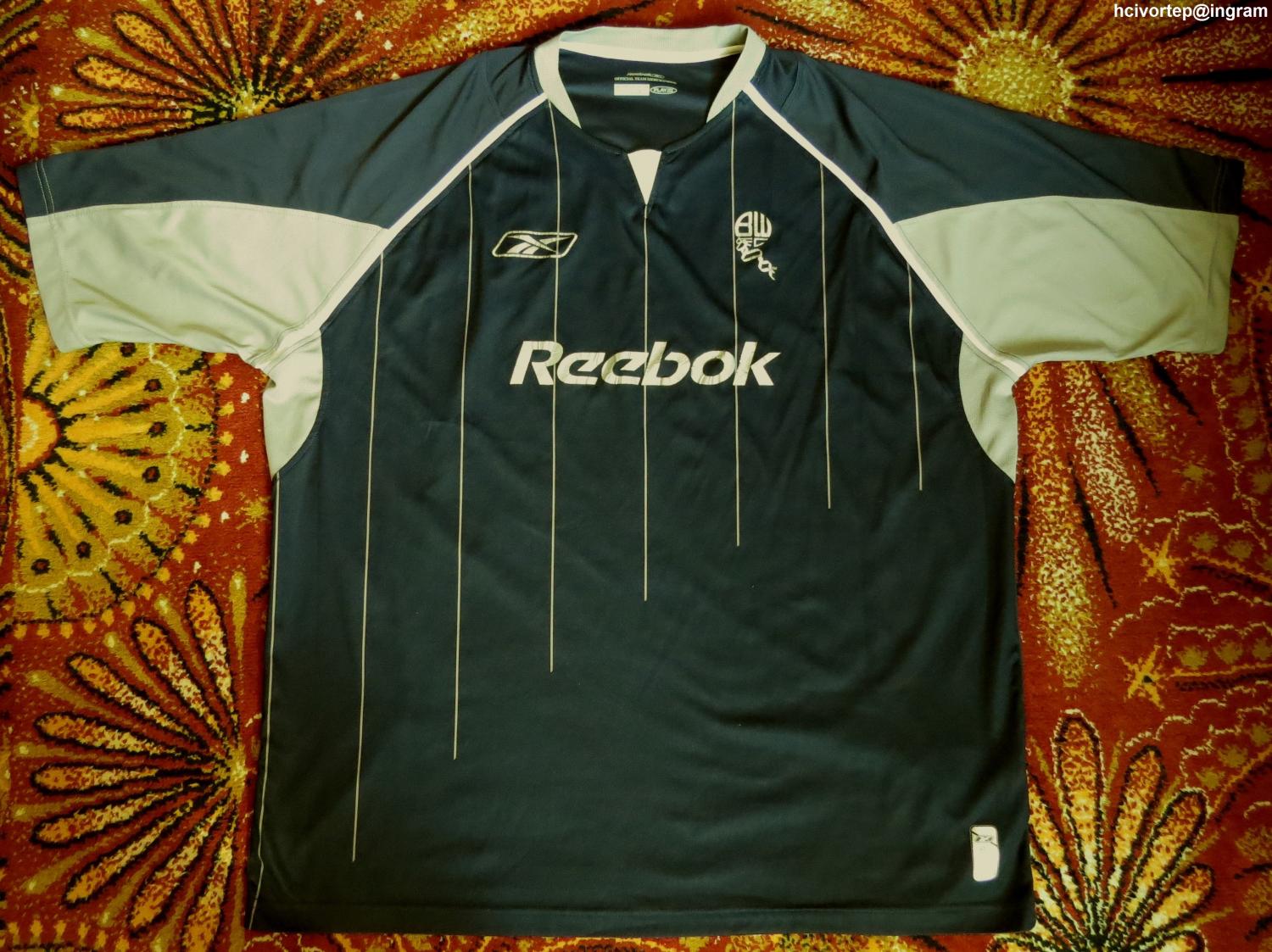 maillot équipe de bolton wanderers exterieur 2005-2007 rétro