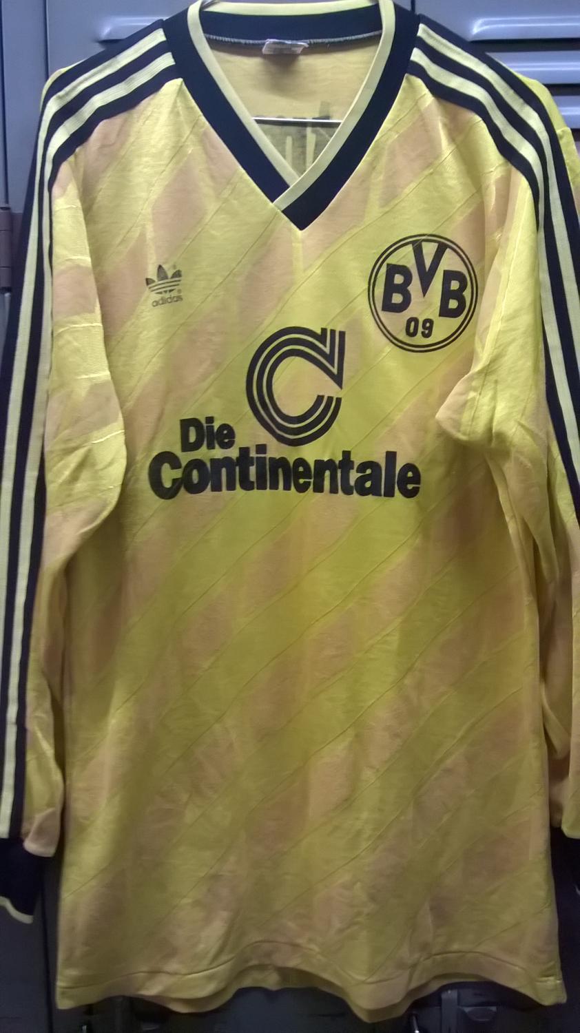 maillot équipe de borussia dortmund domicile 1988 rétro