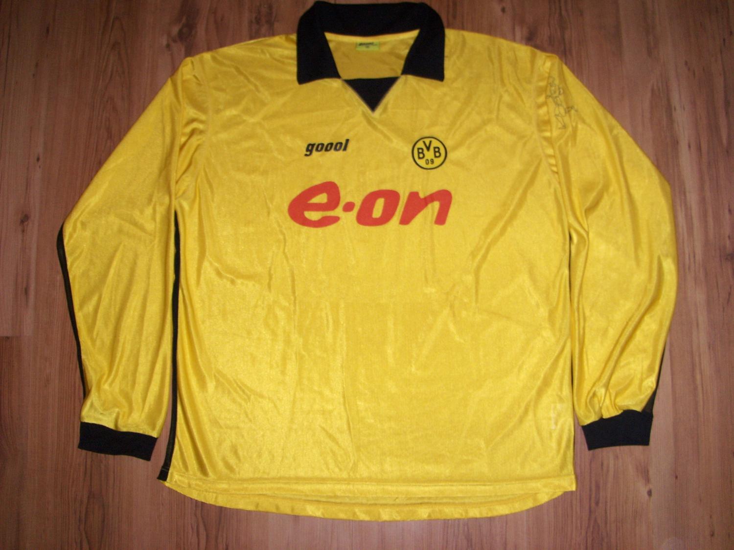 maillot équipe de borussia dortmund domicile 2003-2004 rétro