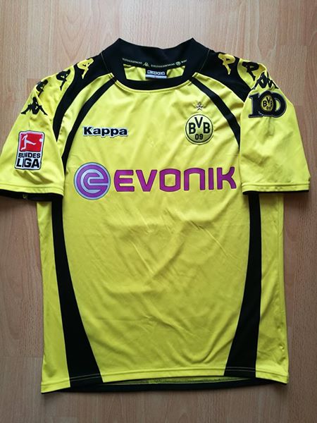 maillot équipe de borussia dortmund domicile 2009-2010 rétro