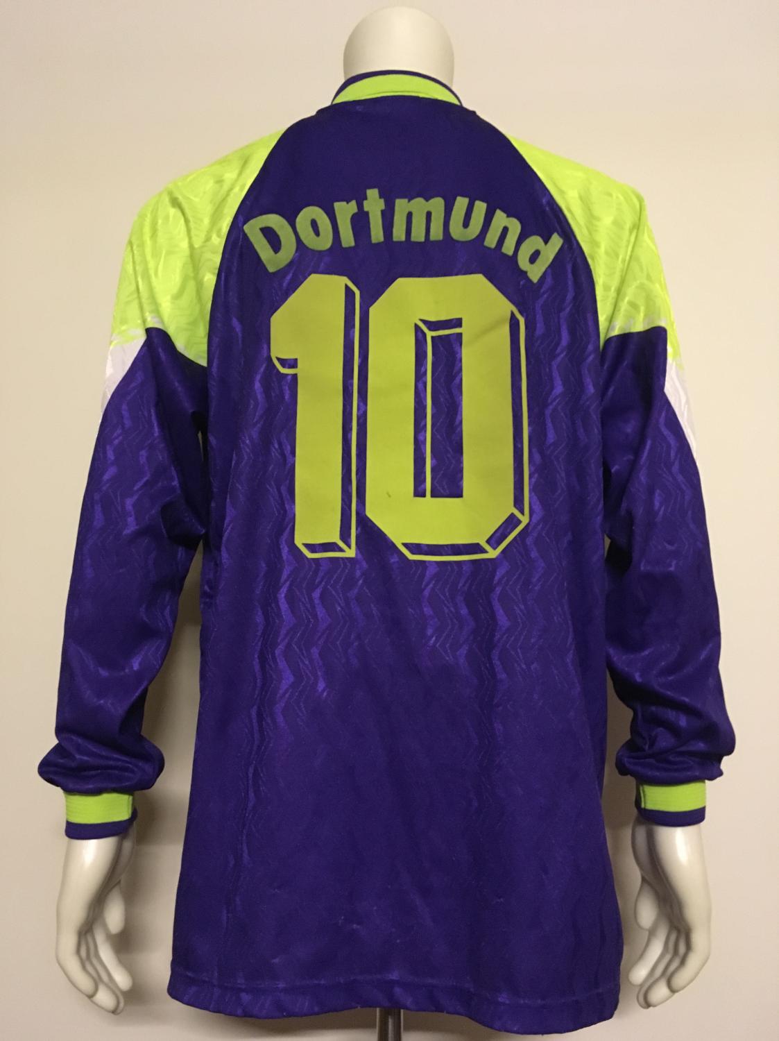 maillot équipe de borussia dortmund exterieur 1990 rétro