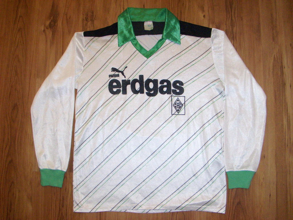 maillot équipe de borussia mönchengladbach domicile 1985-1986 rétro