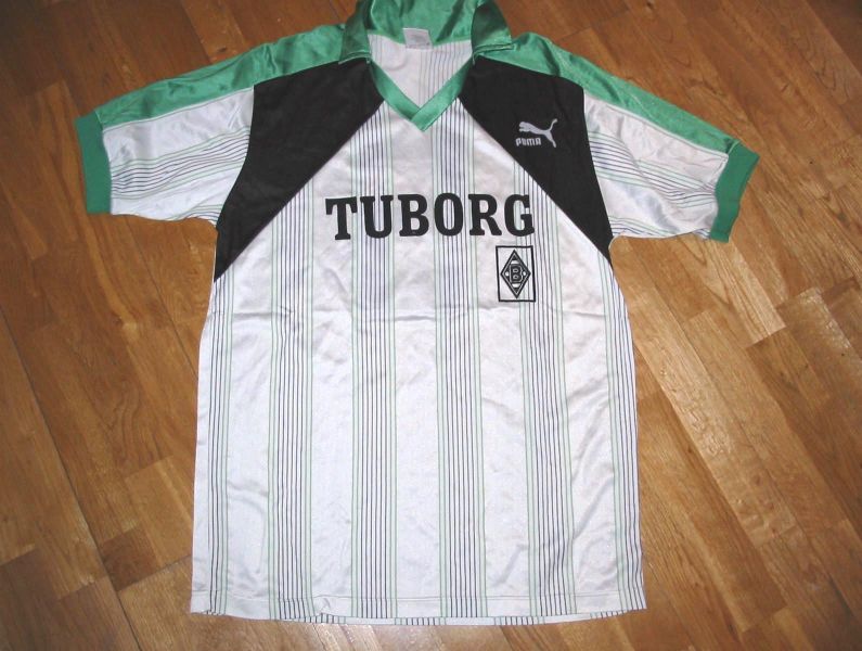 maillot équipe de borussia mönchengladbach domicile 1990-1991 rétro