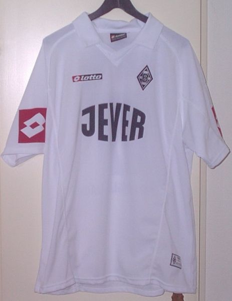 maillot équipe de borussia mönchengladbach domicile 2003-2004 rétro