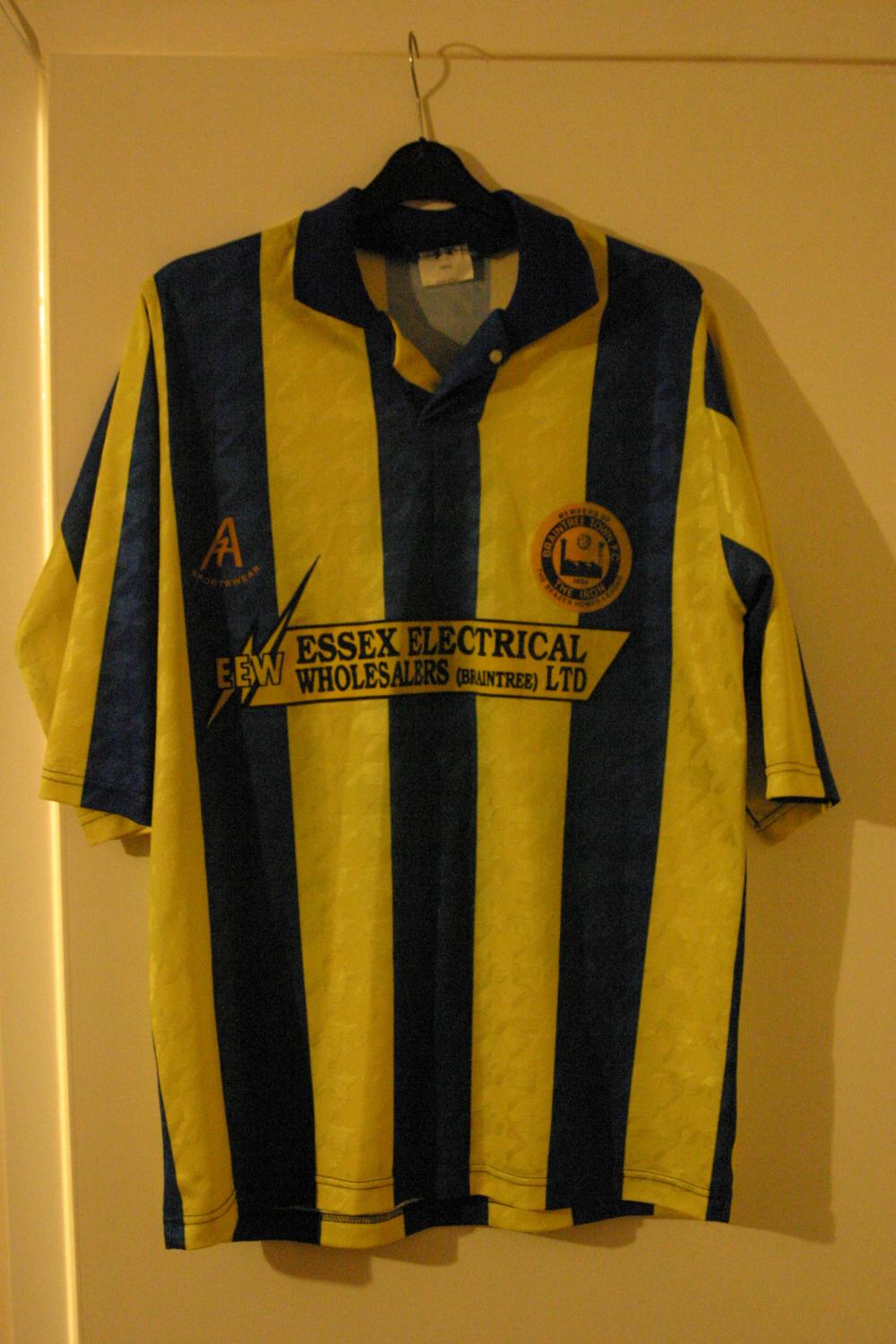 maillot équipe de braintree town domicile 1994-1995 pas cher