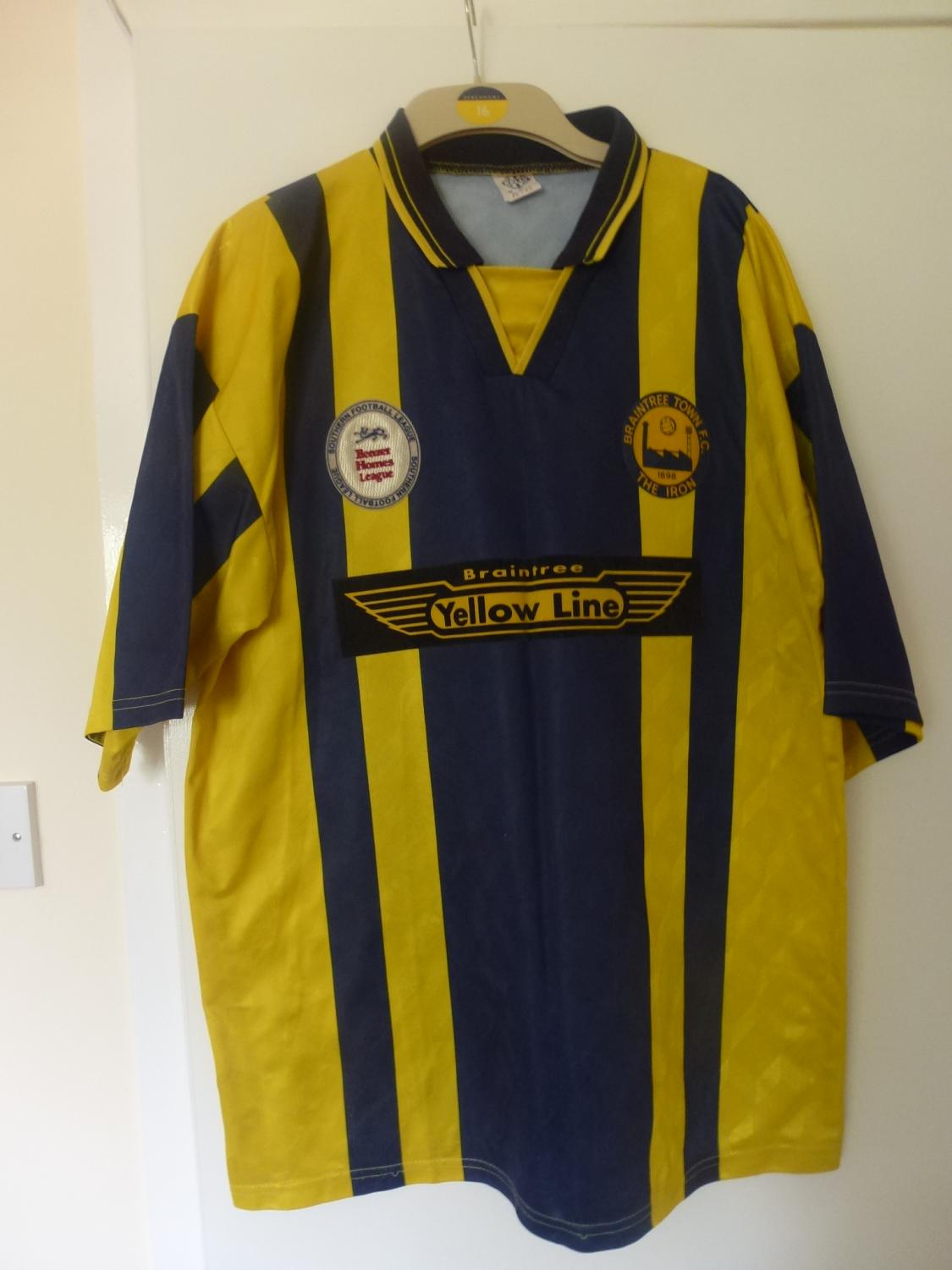 maillot équipe de braintree town domicile 1995-1996 pas cher