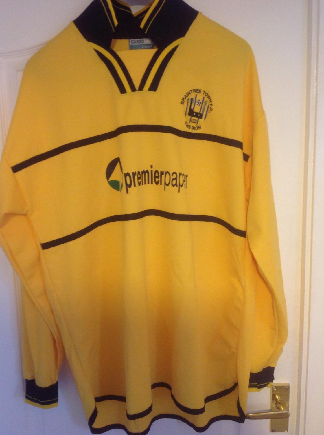 maillot équipe de braintree town domicile 2001-2002 pas cher