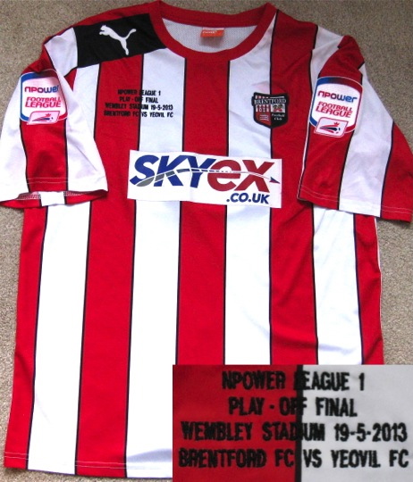 maillot équipe de brentford fc domicile 2012-2013 pas cher