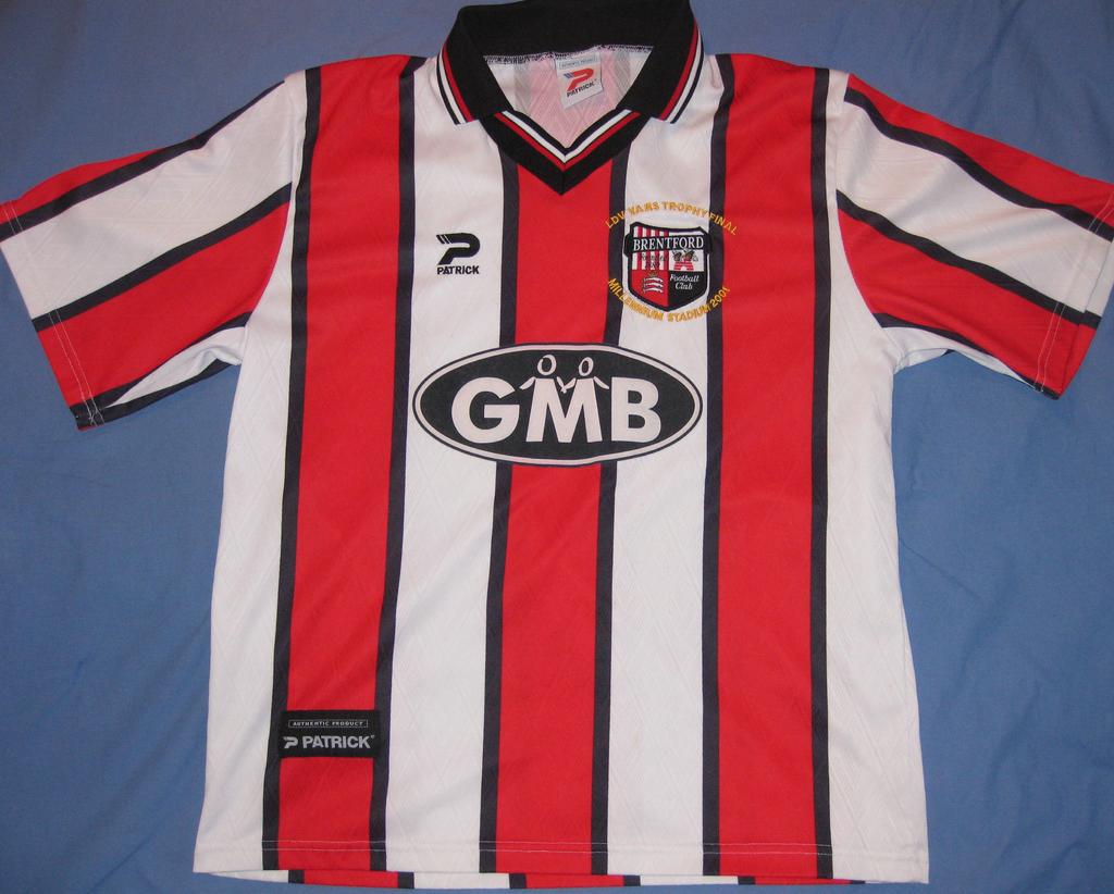 maillot équipe de brentford fc particulier 2001 pas cher