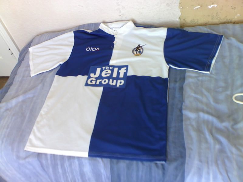 maillot équipe de bristol rovers domicile 1997-1998 pas cher