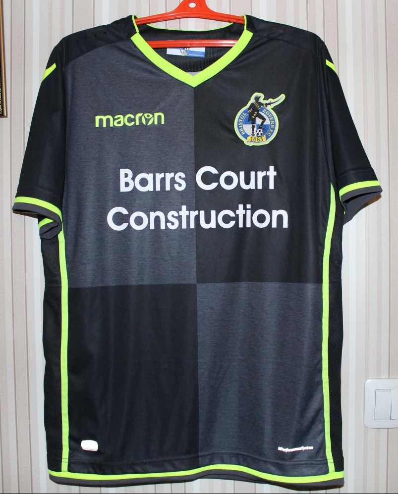 maillot équipe de bristol rovers exterieur 2017-2018 pas cher