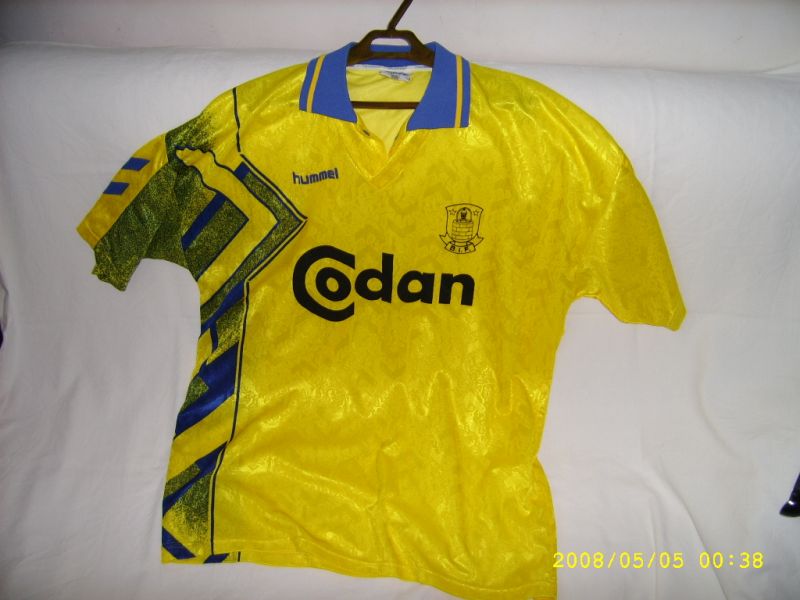 maillot équipe de brøndby if domicile 1994-1996 rétro