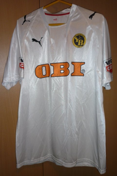 maillot équipe de bsc yb third 2007-2008 rétro