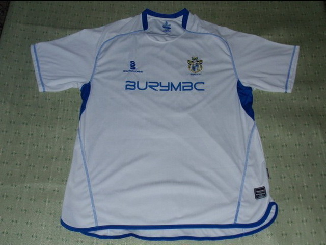 maillot équipe de bury fc domicile 2007-2008 pas cher