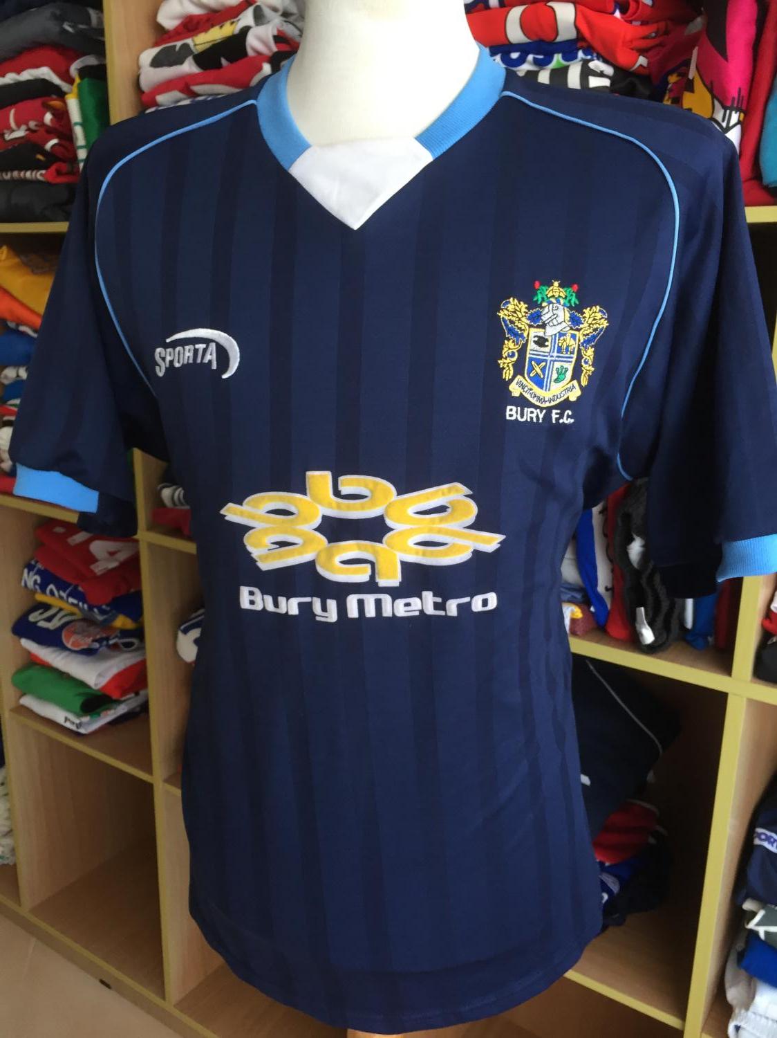 maillot équipe de bury fc exterieur 2003-2004 pas cher