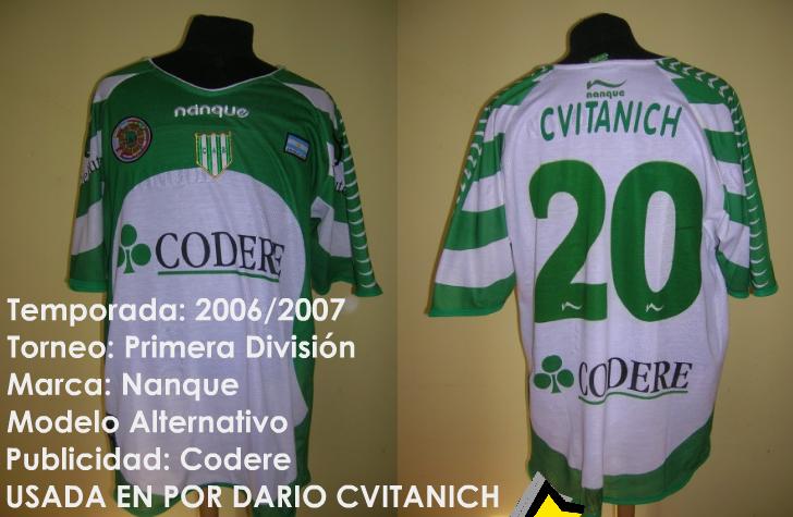 maillot équipe de ca banfield domicile 2006-2007 pas cher