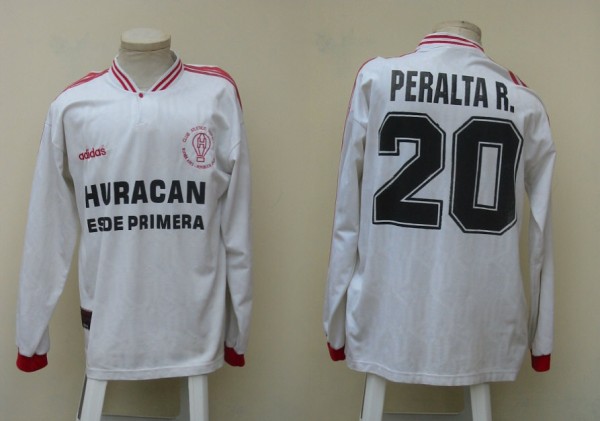 maillot équipe de ca huracán domicile 1998 rétro