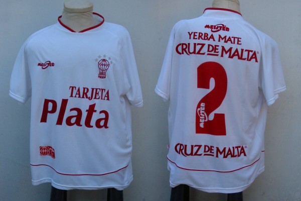 maillot équipe de ca huracán domicile 2004 rétro