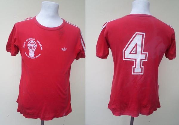 maillot équipe de ca huracán exterieur 1979 rétro