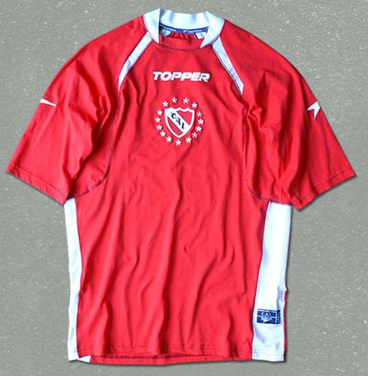 maillot équipe de ca independiente domicile 2001-2002 rétro