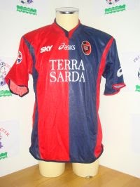 maillot équipe de cagliari calcio domicile 2005-2006 rétro