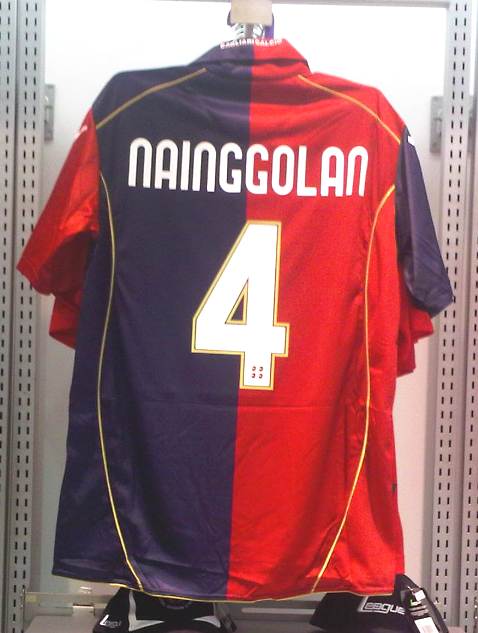 maillot équipe de cagliari calcio domicile 2010-2011 rétro