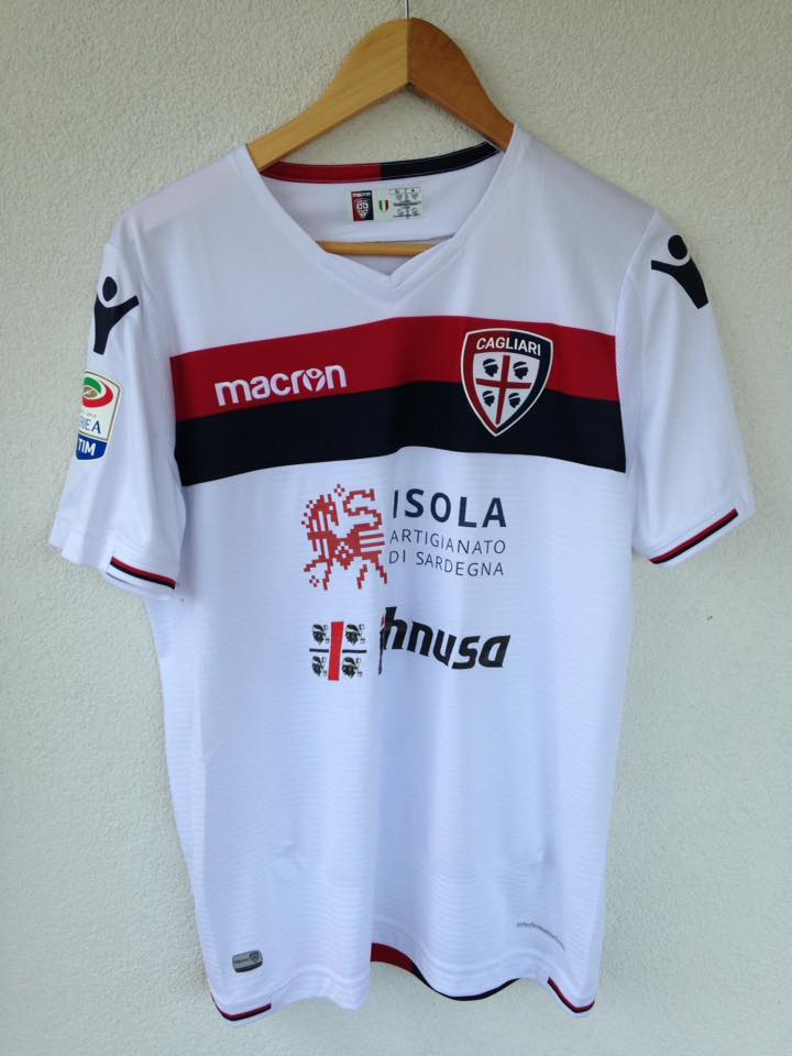 maillot équipe de cagliari calcio exterieur 2017-2018 rétro