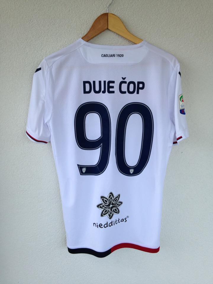 maillot équipe de cagliari calcio exterieur 2017-2018 rétro