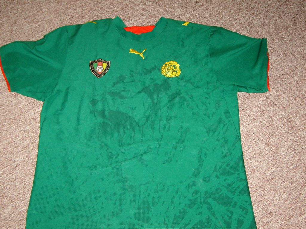 maillot équipe de cameroun domicile 2005-2006 pas cher