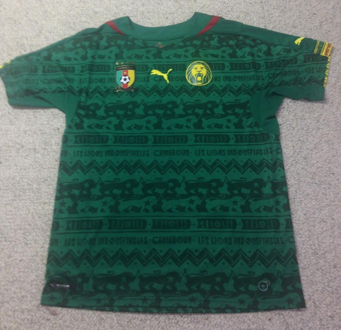 maillot équipe de cameroun domicile 2014-2016 pas cher