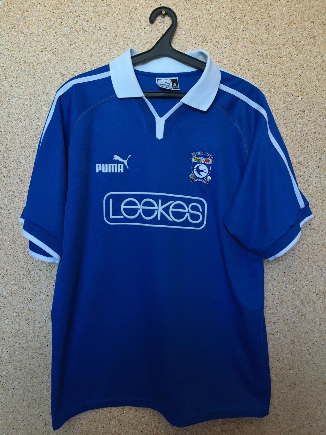 maillot équipe de cardiff city domicile 2002-2003 rétro